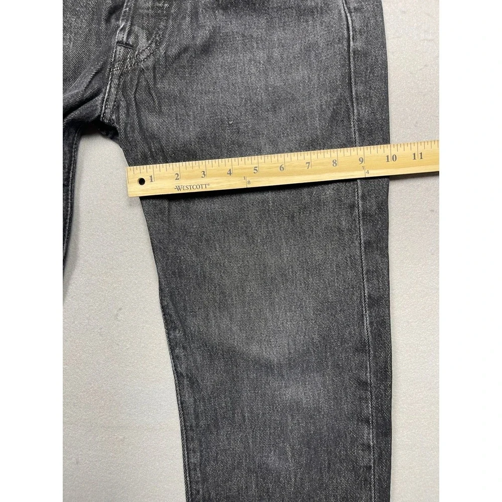 Levis 501 Original Fit Jeans Faded Black Straight Leg Denim W30 L32 00501-0660